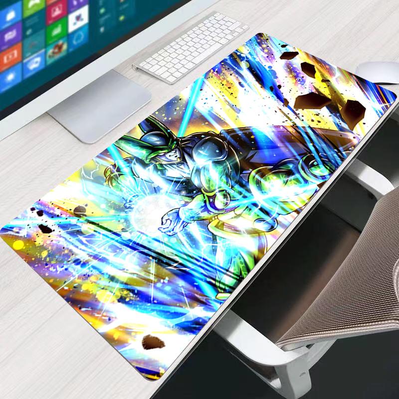 Gaming Mouse Pad xcm DBZ Dragon Ball Cell Big Computer Mousepad Desk Mat Anime Carpet Keyboard Gamer Accessories Table Pad