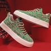 Мужская повседневная обувь, дышащие кроссовки для ходьбы, обувь на платформе со шнуровкой, мужская обувь для скейтбординга, красные, зеленые, Zapatillas Hombre