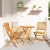 3-Piece Acacia Garden Bistro Set vidaXL 42000950