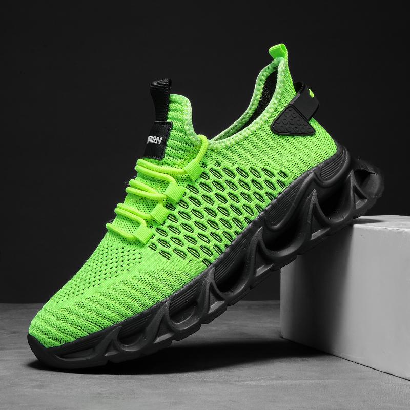 MAEDEF Sneakers Men Running Sports Shoes Non Slip Shock Absorption Comfortable Mens Sneakers Lightweight Training Shoes for Men