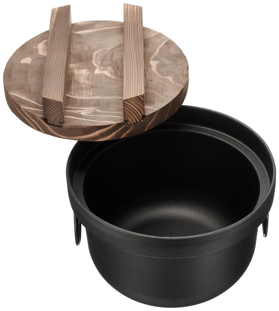 Ikenaga Iron Works 312714 Рис Рис на троих IH Iron Сделано в Вкусный рис Горшок, Горшок, Идет, Совместимый, Горшок, Япония,