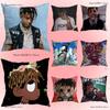 J-Juice WRLD Чехлы на подушки с принтом в стиле рэп-музыки Мультяшные Декоративные для дивана Домашние Двусторонние Печать Короткий Плюш Милый Чехол на Подушку