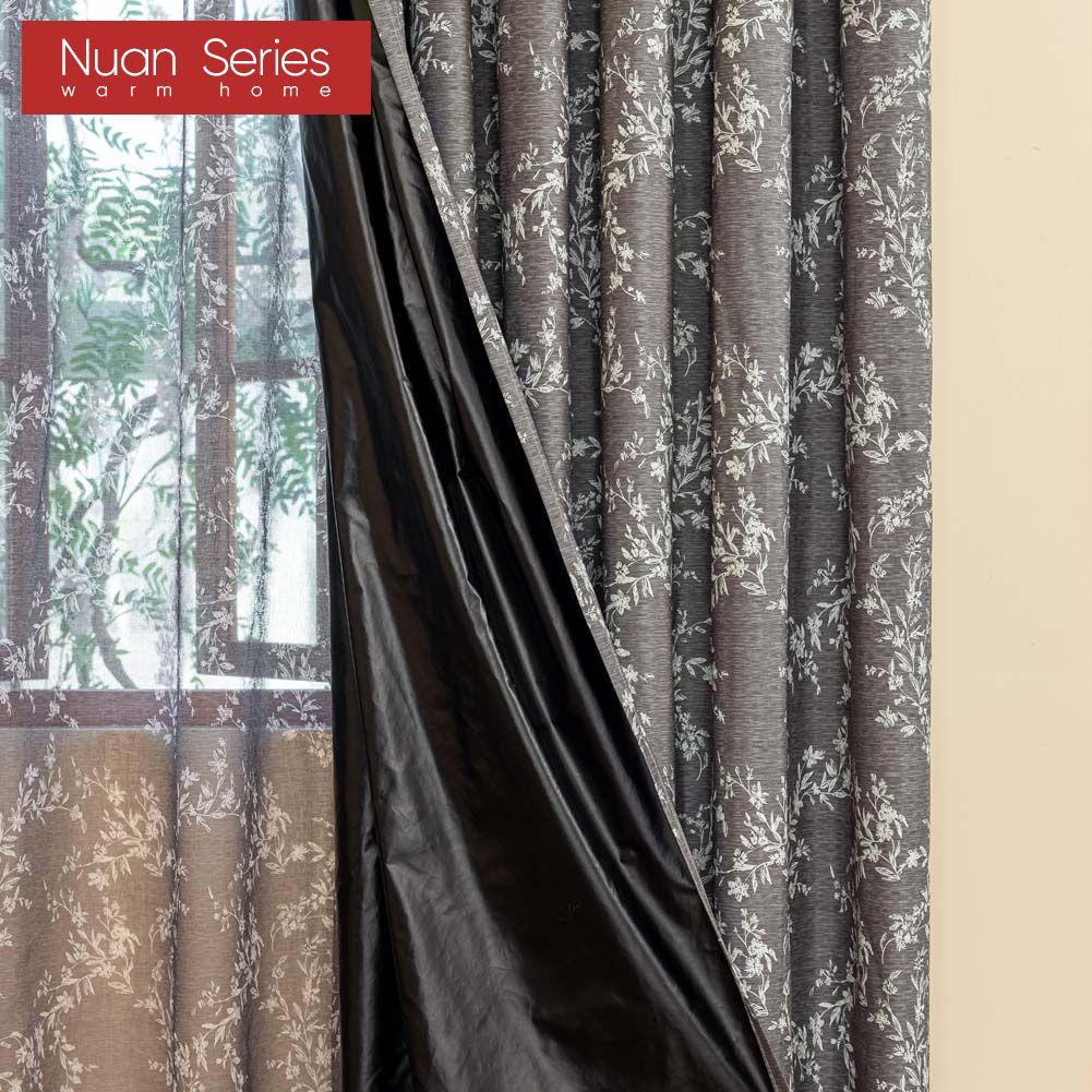 1 шт. Серия Nuan Французский антикварный стиль Универсальные шторы с принтом Полностью затемняющие шторы для спальни, гостиной, балкона, окна для домашнего декора