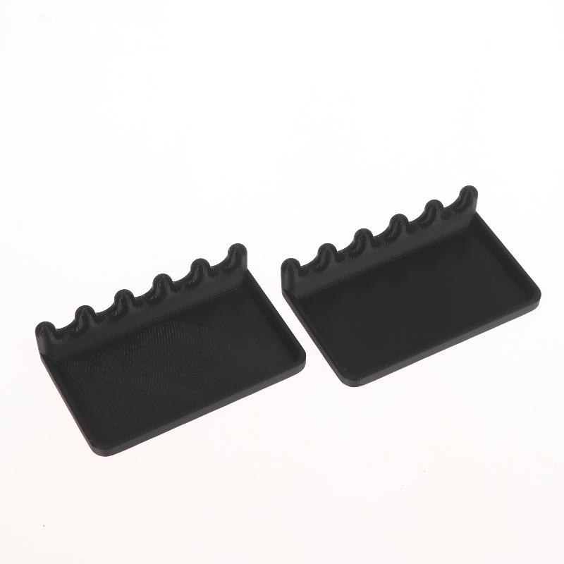 2Pcs Portable Brush Holder With Drip Tray 4 Slots Paintings Brushes Holder For Watercolor Oil Acrylic Painting