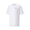 Loose-Fit Breathable Casual Sports Short Sleeve T-Shirt With Dropped Shoulders Men Tops White 673654-02