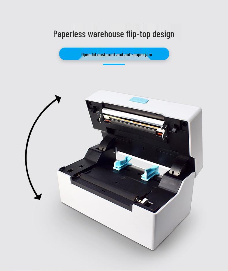 Youku TDL407H Портативный беспроводной Bluetooth 4" термопринтер для этикеток