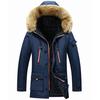 Парка Мужские Пальто Зимняя Куртка Мужская Тонкая Утолщенная Меховая Пальто С Капюшоном Теплая Верхняя Одежда Мужская Ветрозащитная 