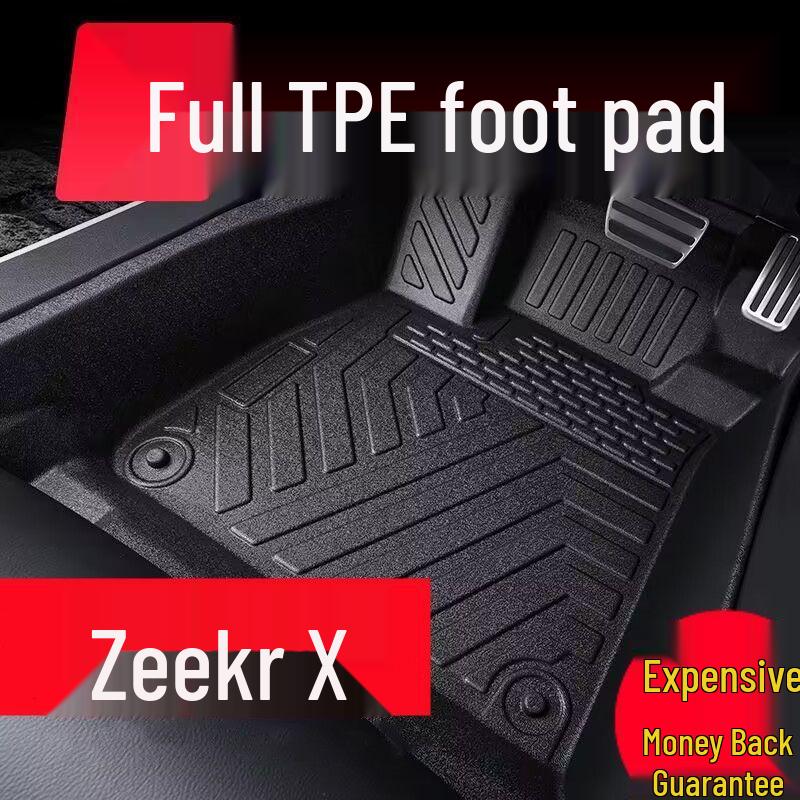 TPE коврики для пола Zeekr X модели 23-25 для модификации интерьера (4-местный и 5-местный)