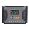 ШИМ-контроллер солнечной зарядки 80A 12V 24V 36V 48V двойной USB порт ЖК-дисплей для зарядки аккумулятора