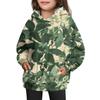 Girls' Hooded Tie- Sweatshirt - Pullover Print Top