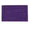 Purple Velvet Ring Organizer 7 Slots Stackable Jewelry Storage Tray Earring Display Case