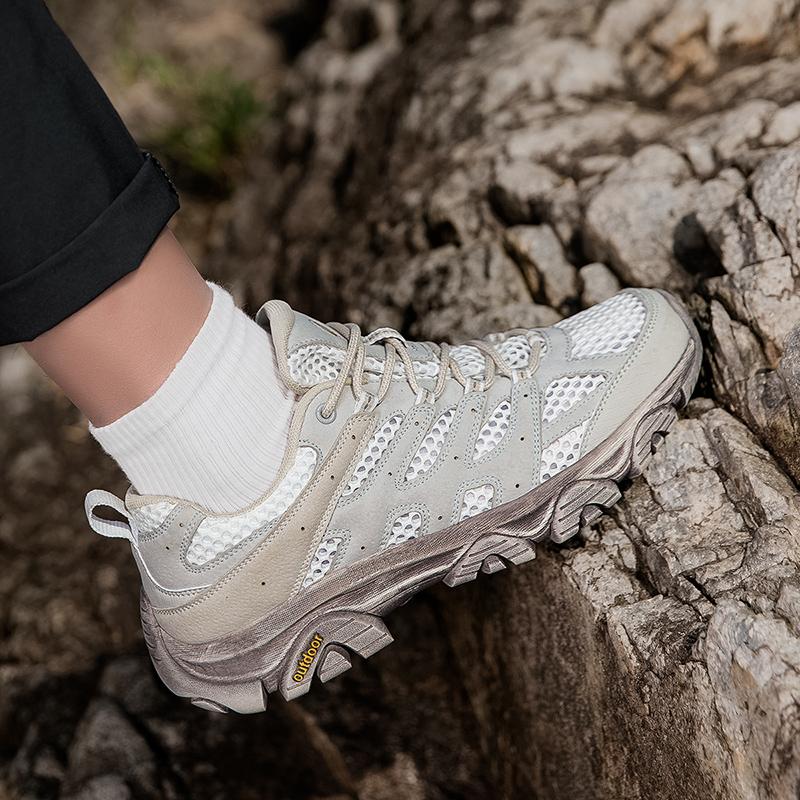 Новые большие кроссовки для альпинизма на открытом воздухе, мужские, весенние и осенние, сетчатые, дышащие, кроссовки, противоскользящая обувь для пешего туризма и путешествий