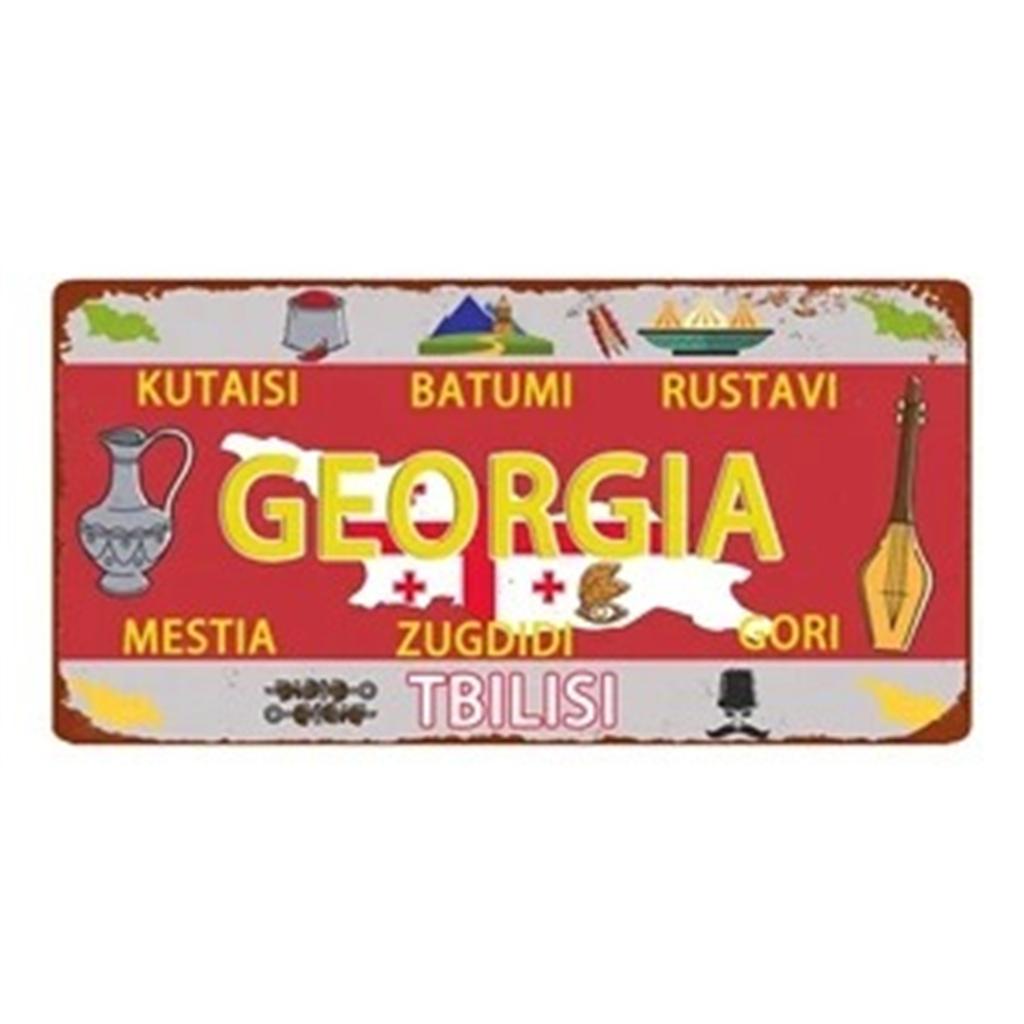 Israel Turkey Greece Iceland Country City Car License Plate Metal Tin Sign Plaque For Bar Club Home Man Cave Workshop Decoration