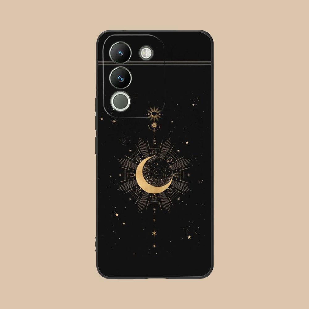 Чехол для мобильного телефона 'Солнце Луна' для VIVO Y77 76 75 74 73 72 58 56 55 51 50 38 36 Y19 Y18 Y03 Y01 5G Цветной печатный чехол