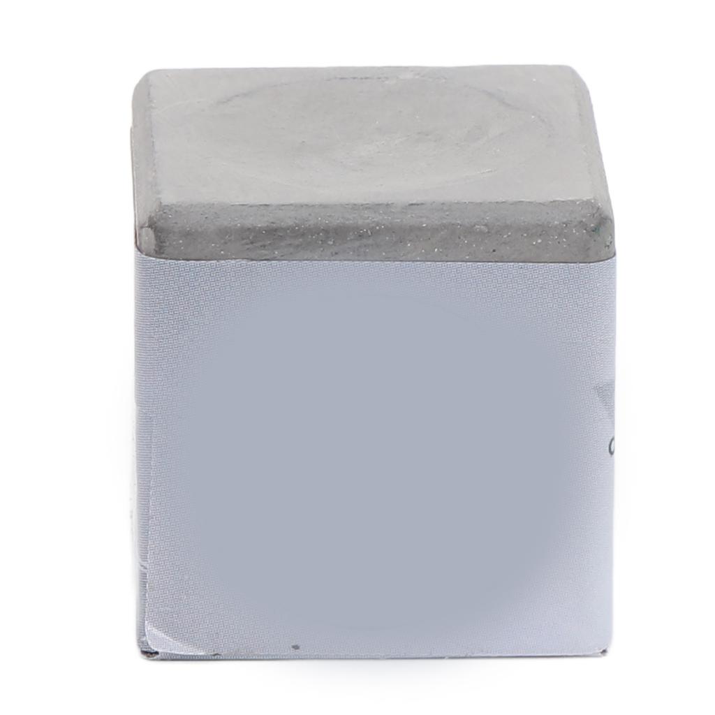 Мел для бильярдного кия профессиональный портативный безопасный мел для бильярдных палок для обучения игровому серому цвету