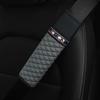 Сияющий декор со стразами, чехол для ремня безопасности, дышащая наплечная накладка из искусственной кожи, удобные автомобильные аксессуары для вождения