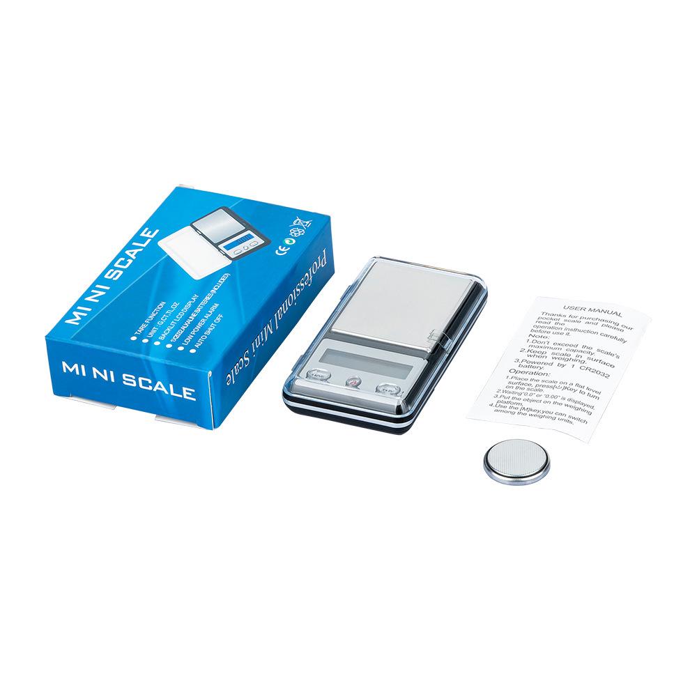 Portable Mini Electronic Jewelry & Gold Carat Scale 0.01g Precision Pocket Scale for Household & Medicinal Use