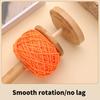 Wood Yarn Holder Rotatable Yarn Spool Holder Portable Yarn Dispenser Knitting Yarn Organizers Yarn Thread Spool Holder