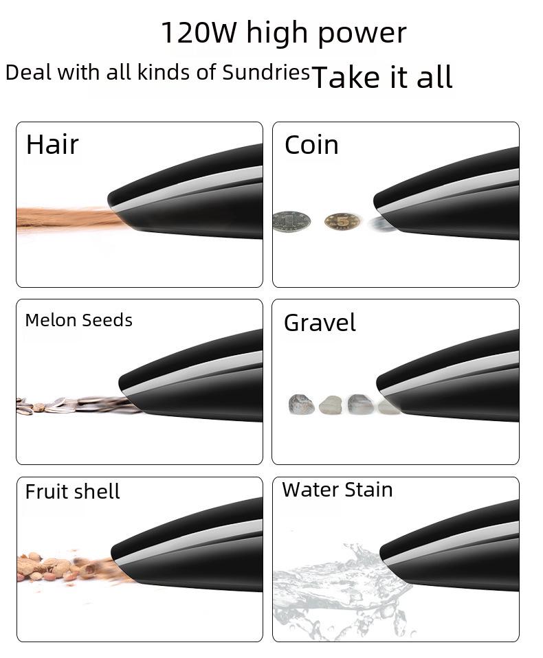 Мощный портативный ручной автомобильный пылесос: Супермощный мини-пылесос