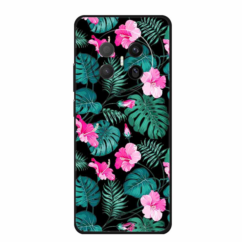 Черный силиконовый чехол для Huawei Mate 70 Air 2025 Чехол Мультяшный кот Мягкая задняя крышка для телефона Huawei Mate 70 Air Чехол Funda Coque