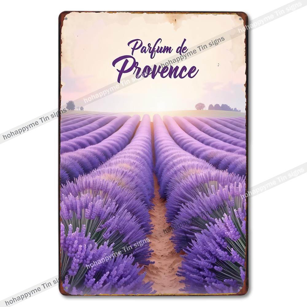 Retro Floral Metal Tin Signs Home Decor Wall Art Garden Farmhouse Country Kitchen Bathroom Living Room