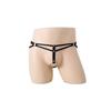 Подвеска сексуальные секс-трусики черная перспектива мужские стринги, полый железный круг мужские секс-трусики