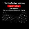 Reflective Tent Ropes 4m Pulley Tensioner Fastener Durable Camping Tent Rope  Camping Accessories