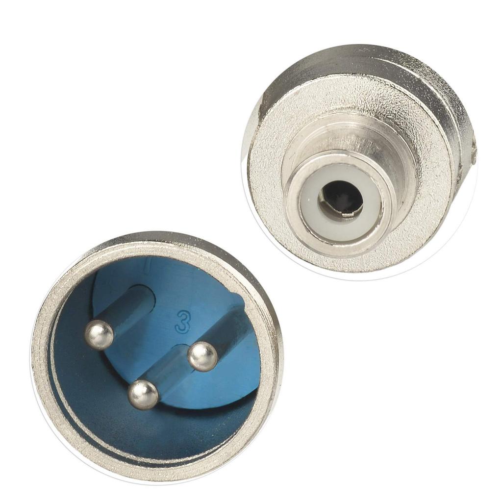 Rfsupplier XLR Male to RCA Female Conversion Connector для аудио RCA Plug to 3 Pin XLR Male Conversion Adapter 1 Piece Day Guarantee Cables и т. д.. [30