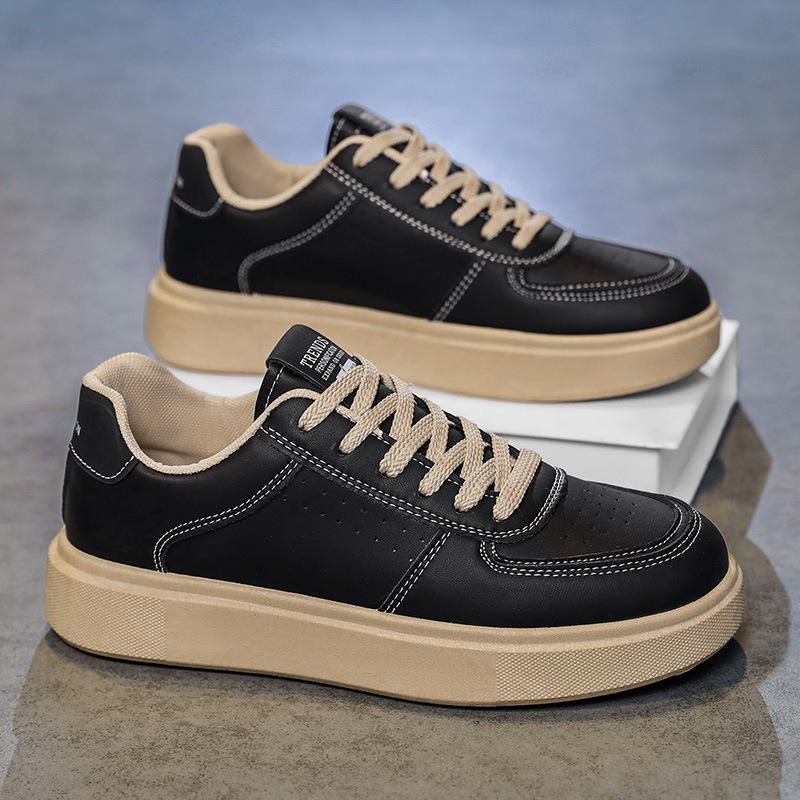 New versatile breathable men's casual shoes thick soled height increasing sports shoes student board shoes