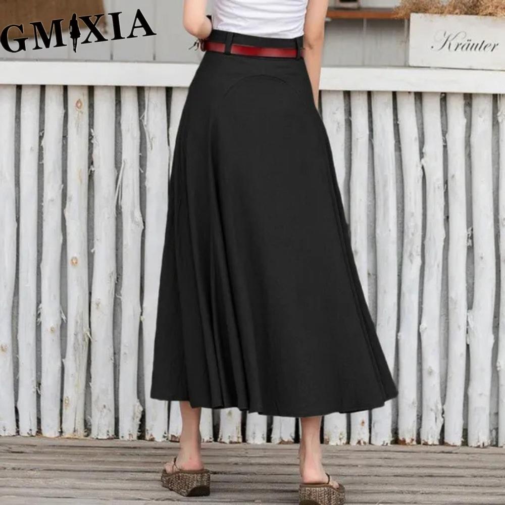 GMXIA Женская Мода Повседневная Летняя Весенняя Юбка для Отдыха