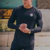 Muscleguys Spring and Autumn Men's Bottoming Shirt Cotton Fitness Comfortable Long Sleeve T-Shirt