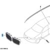 Решетка переднего бампера BMW X3 G01 LCI Глянцево-черная с перфорацией - Модель 51135A1AC56