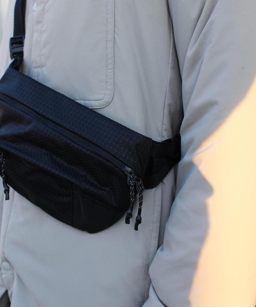 Snow Peak Robic Fanny Pack Bag Shoulder Bag Crossbody Bag BLACK One SB-26SU017 Men's Women's