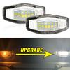 2PCS 6000K White License Plate Light Assembly 12V 18LED Lamp Bulb for Honda Civic Pilot Accord Odyssey Acura MDX RL TSX ILX RDX