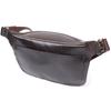 Стильная бананка для мужчин из натуральной кожи GRANDE PELLE Bag 22814 Коричневый