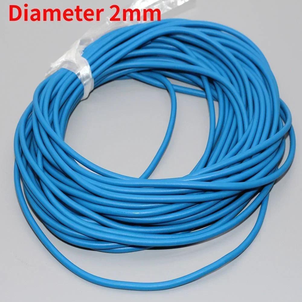 Диаметр 2/3/4/5 мм, прочная эластичная резиновая леска, резиновая леска для ловли рыбы, традиционная круглая эластичная леска, связанная веревкой
