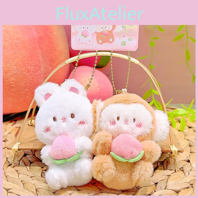 Delightful Plush Magnetic Keychain Adorable Rabbit And Monkey For Bag Keys Or
