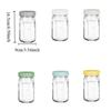 4 Pack 32 Oz Glass Salad Jars Built-in Sauce Cup with Scale Marking Mason Jars Wet and Dry Separation Leak-proof Oatmeal Cup