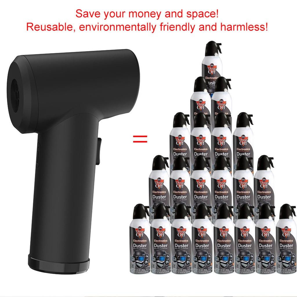 50000 RPM Vacuum Cleaner For Computer Laptop Keyboard Electronics Cleaning Cordless Air Duster Compressed Air Blower