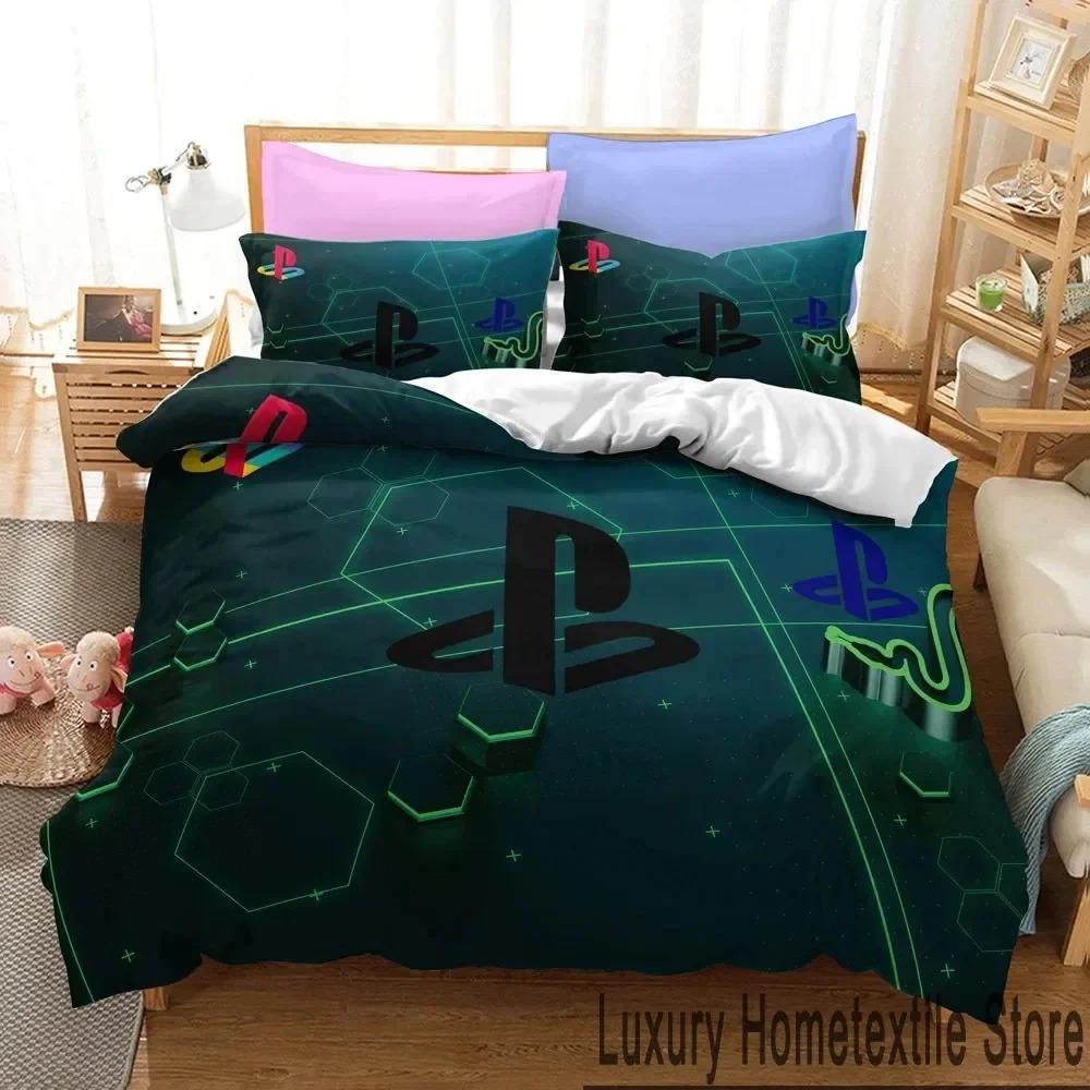 3D-принт Play Station Aoxo Комплект постельного белья для мальчиков и девочек Twin Queen King Size Пододеяльник Наволочка Кровать для мальчиков Взрослый Домашний текстиль