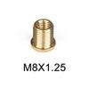 Адаптер-гайка для резьбы, шестерня, золотая ручка M10x1.25 M10x1.5 M8x1.25 Замена