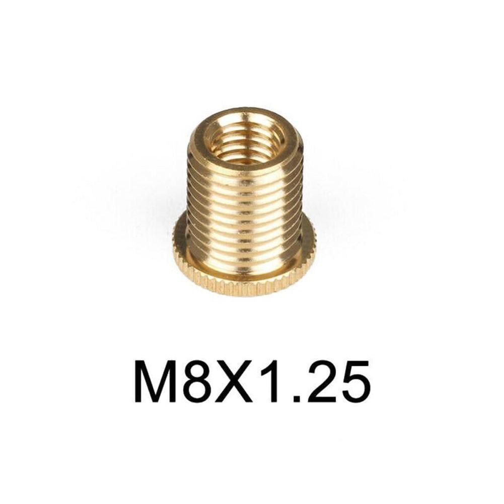 Адаптер-гайка для резьбы, шестерня, золотая ручка M10x1.25 M10x1.5 M8x1.25 Замена