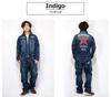 Комбинезон мужской VANSON с вышивкой «Одна звезда», Рабочая одежда, nvao-2401 (М, Индиго)