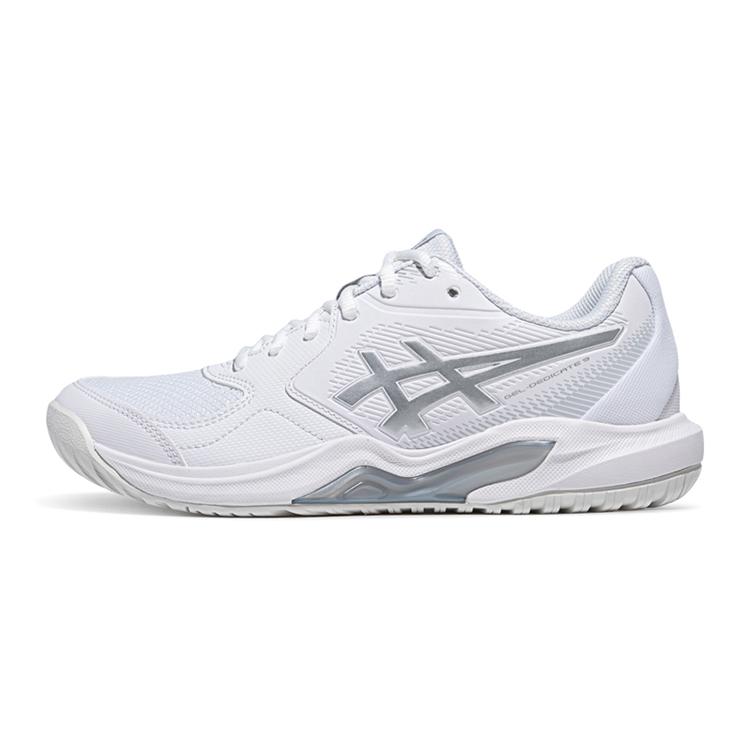 ASICS Tennis Shoes Women's Low Top White/Silver Gray