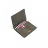 Thom Browne Pebble Grain Three Stripe Card Wallet Maw021l 00198 206