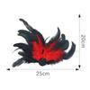 Halloween Phoenix Tail Feather Mask Rhinestones Glitter Half Face Masks Sexy Masquerade Ball Eye-Mask Cosplay Costume Party Deco