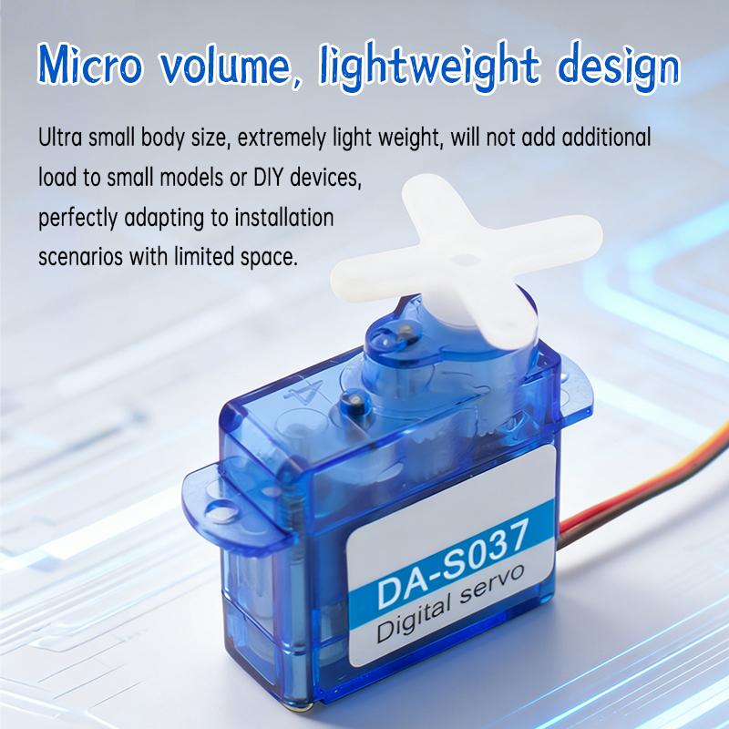 LIZAO Mini GH-S37D GH-S37A 3,7g GH-S43A 4,3g Servo Digital Mini Servo para RC de avión y helicóptero barco