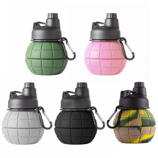 Бутылка для воды 550 мл, пищевая, устойчивая к высоким температурам, большая емкость, складной чайник, дорожная бутылка для питья, наружная поставка