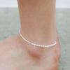 FLIT PEARL ANKLE BRACELET 002 (UNBAL)