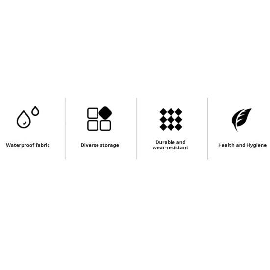 Изолированная сумка для ланча, герметичная сумка-холодильник для ланча с несколькими карманами, большая вместимость